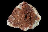 Natural, Red Quartz Crystal Cluster - Morocco #138897-1